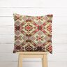 Decor Fabric Tapestry Fabric Cross stitch – light beige/carmine,  thumbnail number 6