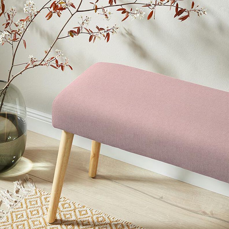 Decorative fabric, Chambray half Panama, recycled – rosé, image number 6