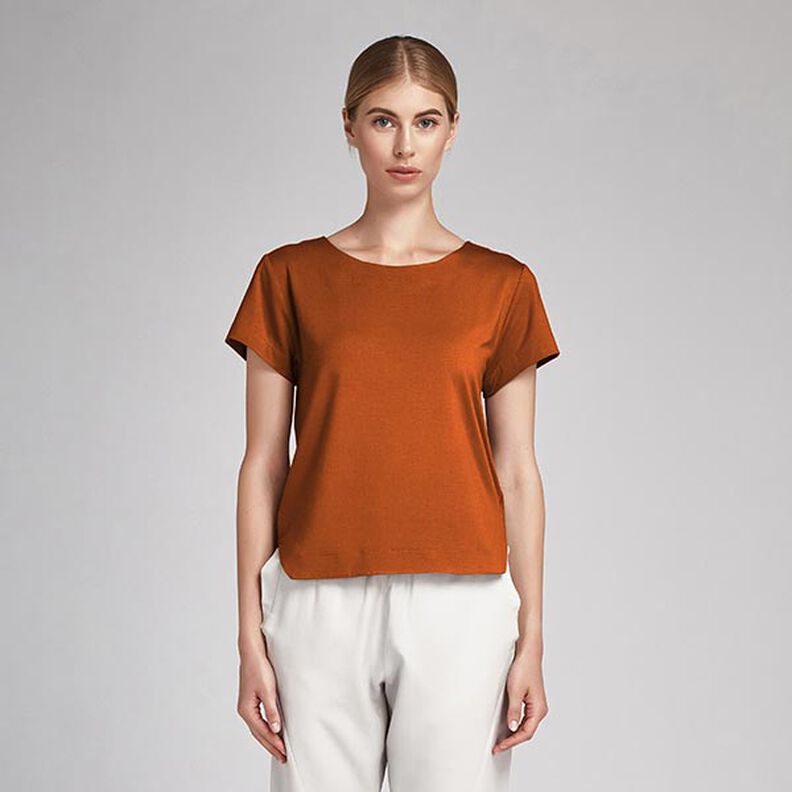 GOTS Batiste | Tula – terracotta,  image number 6