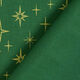 Cotton Poplin Sparkling Stars – green/gold,  thumbnail number 4