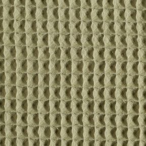 Waffle Piqué large honeycombs – light khaki, 