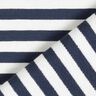 French Terry Yarn-Dyed Stripes – offwhite/navy blue,  thumbnail number 5