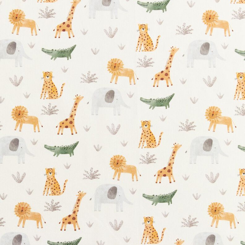 Decor Fabric Half Panama safari – offwhite,  image number 1