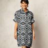 Knitted fabric ikat pattern – grey/black,  thumbnail number 5