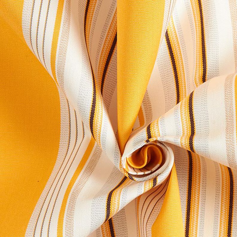 awning fabric melange stripes – yellow/light grey,  image number 4