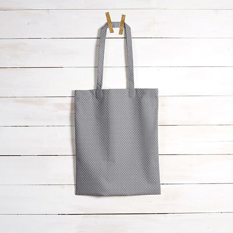 Coated Cotton Little Dots – grey,  image number 7