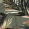 viscose fabric Stretch Palm Fronds – light khaki/terracotta,  thumbnail number 2