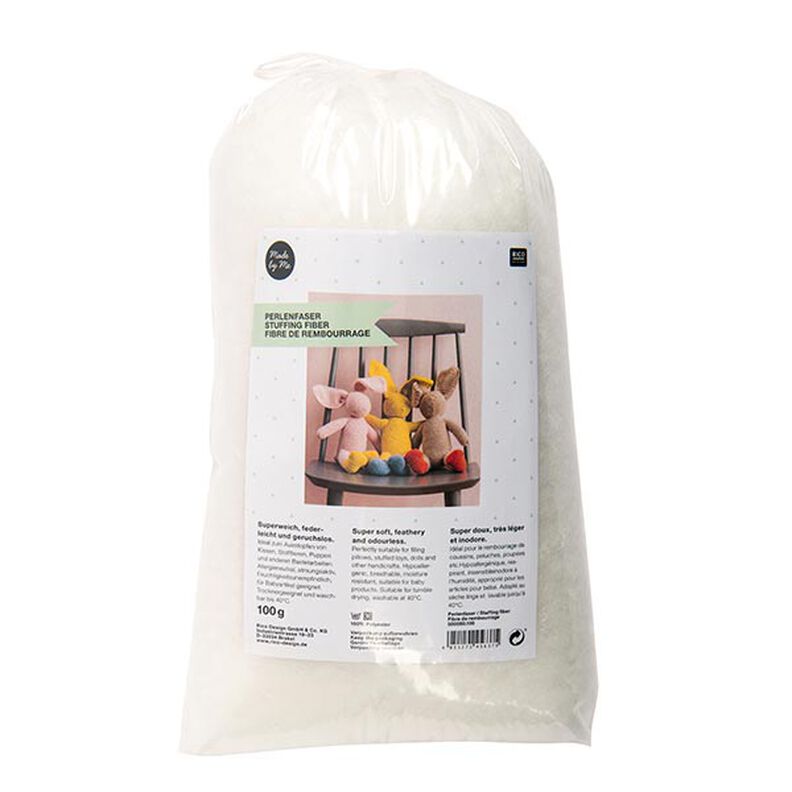 Pearl Fibre 100 g | RICO DESIGN - white,  image number 1