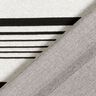 jacquard knit irregular stripes – offwhite/black,  thumbnail number 5