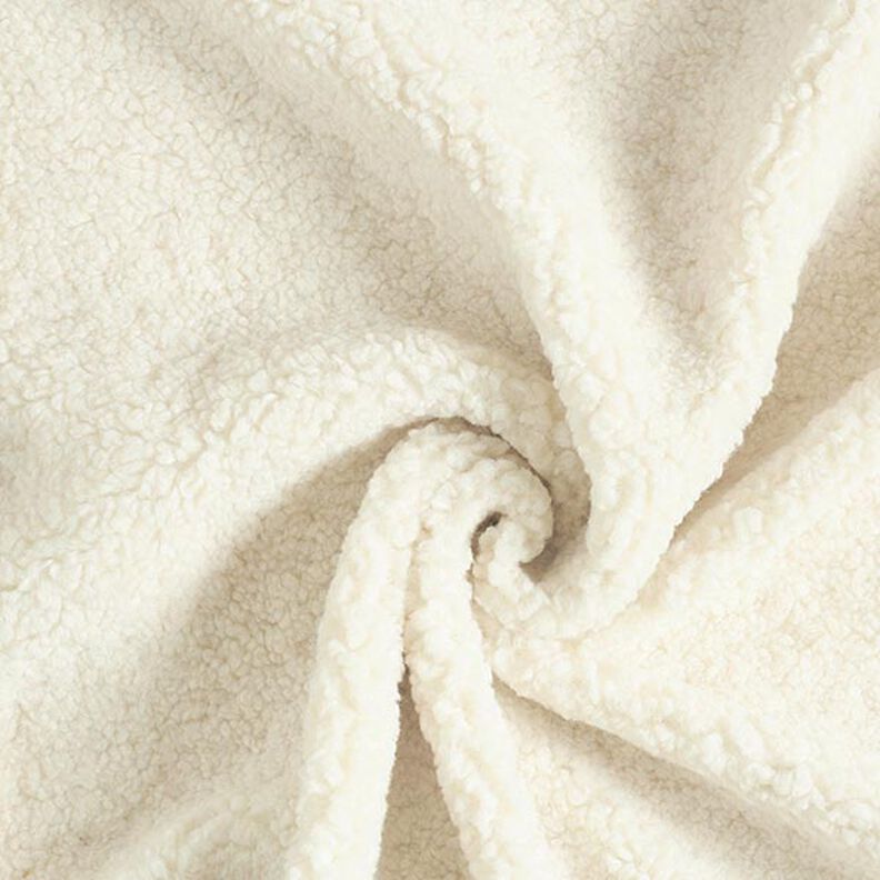 Teddy fur upholstery fabric – offwhite,  image number 1