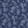 Chambray Small Roses – navy blue/offwhite,  thumbnail number 1