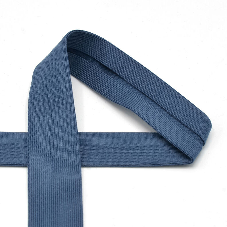 Bias binding Cotton Jersey [20 mm] – denim blue,  image number 1