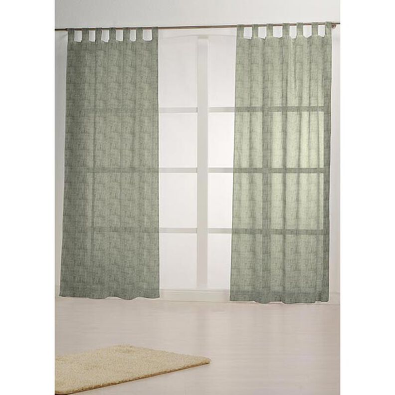 Curtain fabric Voile Ibiza 295 cm – reed,  image number 5