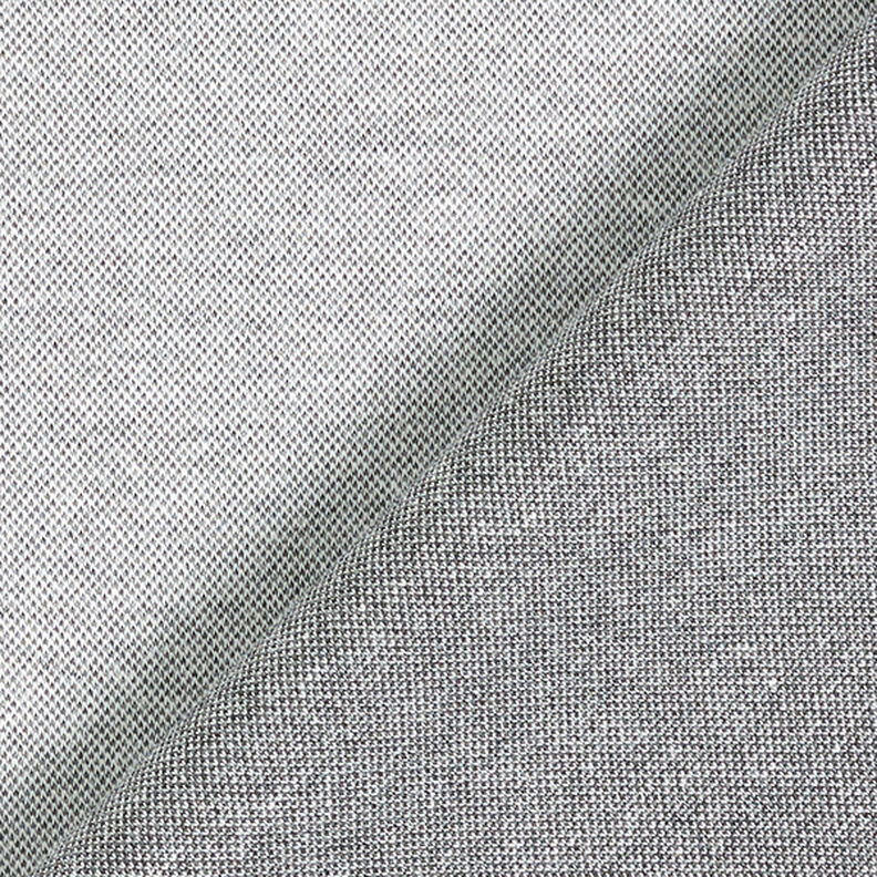 Mottled Piqué Jersey – misty grey,  image number 3