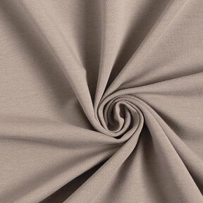Light French Terry Plain – dark taupe, 