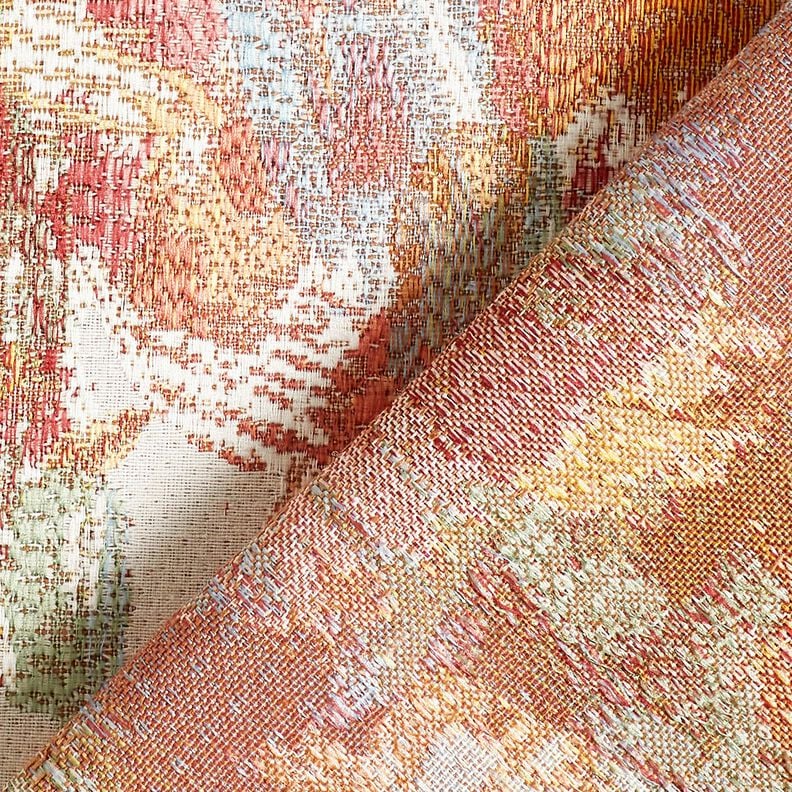 Decor Fabric Tapestry Fabric abstract art – light beige/pale berry,  image number 4