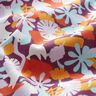 Cotton Cretonne Birds and Flowers – grape/pastel violet,  thumbnail number 2