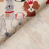 Decor Fabric Half Panama elegant dogs – natural/grey,  thumbnail number 4