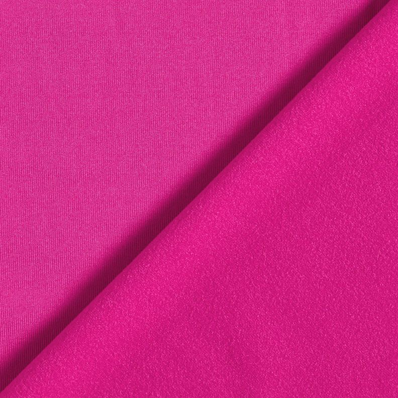 Plain jersey, brushed on the inside – intense pink,  image number 3