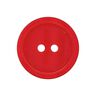 Basic 2-Hole Plastic Button - red,  thumbnail number 1