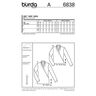 T-Shirt, Burda 6838,  thumbnail number 4