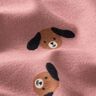 Cotton Flannel Dog Heads | by Poppy – dusky pink,  thumbnail number 2