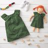 Cotton Poplin Large Dots – dark green/white,  thumbnail number 7