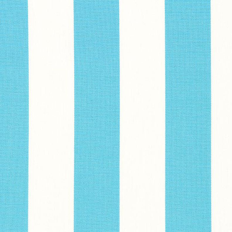 Awning fabric stripey Toldo – white/turquoise,  image number 1