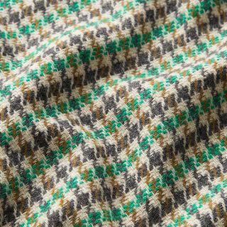 Plaid Wool Blend – green/anthracite, 