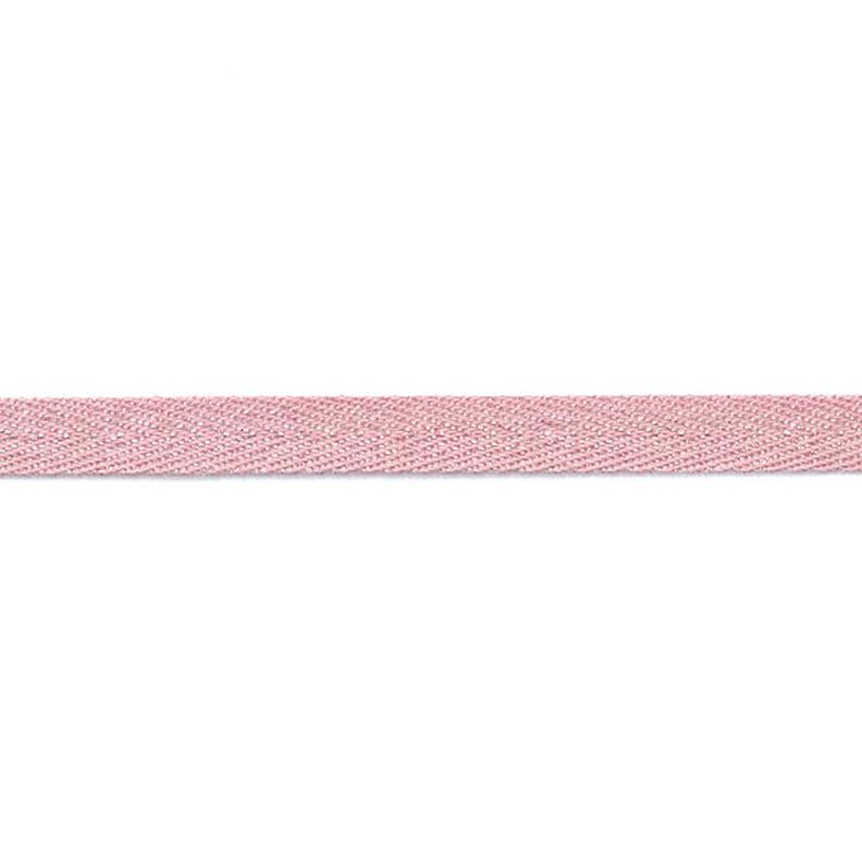 Webbing Metallic [9 mm] – dusky pink/metallic silver,  image number 2