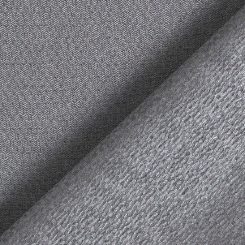 Cotton fabric shadow check – slate grey,  image number 4