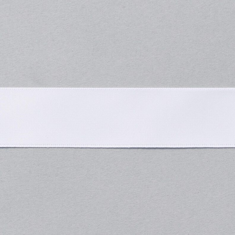 Satin Ribbon [25 mm] – white,  image number 1