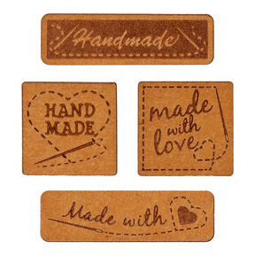 Embellishment Made with Love – brown, 