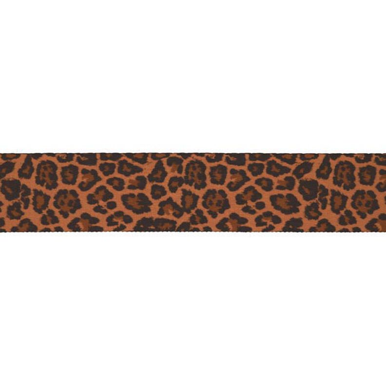 Leopard Belt Webbing [ Width: 40 mm ] – bronze/brown,  image number 1