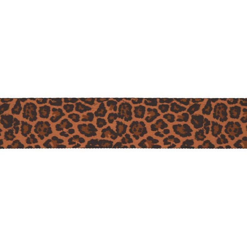 Leopard Belt Webbing [ Width: 40 mm ] – bronze/brown,  image number 1
