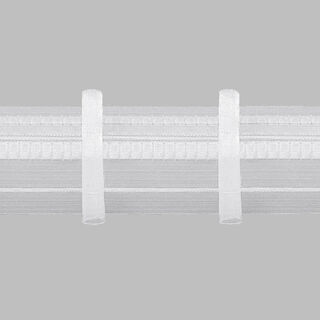Pleated Curtain Tape 1x 90mm, transparent, Gerster, 