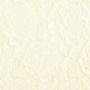 Stretch Lace Blossoms and leaves – offwhite, 