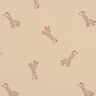 Cotton Jersey Giraffes – almond,  thumbnail number 1