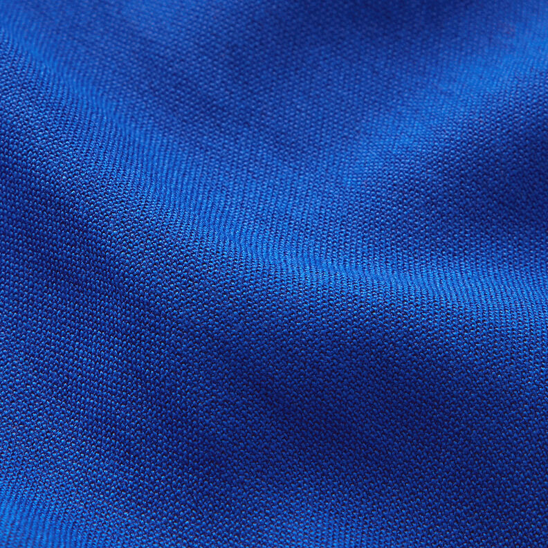 Plain-coloured plain weave viscose blend – royal blue,  image number 3
