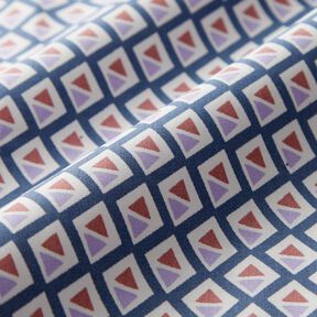 Coated Cotton small diamonds – blue/white, 