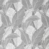 Decor Fabric Canvas large leaves – grey,  thumbnail number 1