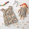 Cotton Poplin clay forest animals Digital Print – ivory,  thumbnail number 8