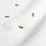 Double Gauze/Muslin Little Bees – offwhite/gold,  thumbnail number 2