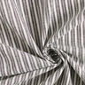 Linen Cotton Blend Wide Stripes – black/offwhite,  thumbnail number 3