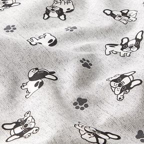 Decor Fabric Canvas Bulldog – grey, 