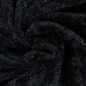 Panne velvet – black, 