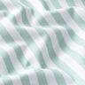 Decor Fabric Half Panama Vertical stripes – mint/white,  thumbnail number 2