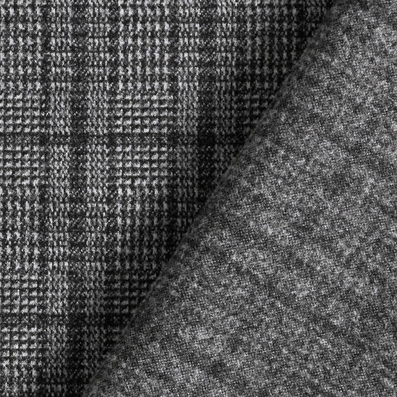 Coating knit stretch Prince of Wales check – light grey/anthracite,  image number 4