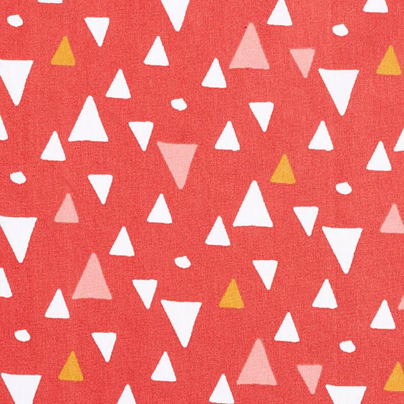 Cotton Cretonne Triangles – terracotta,  image number 1