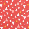 Cotton Cretonne Triangles – terracotta,  thumbnail number 1